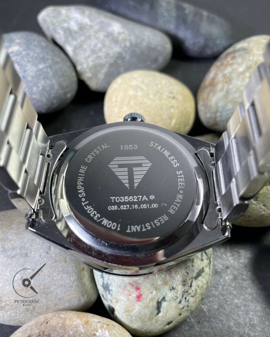Tissot Powermatic 80 Silicium – Red Gradient Dial, Stainless Steel Bracelet